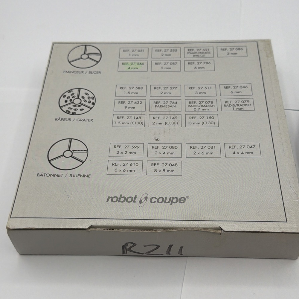 Robot Coupe 4mm Slicer Disc 27566 Blade ES4 For R201 R211 R301 R401 R402 CL3 - Picture 10 of 10